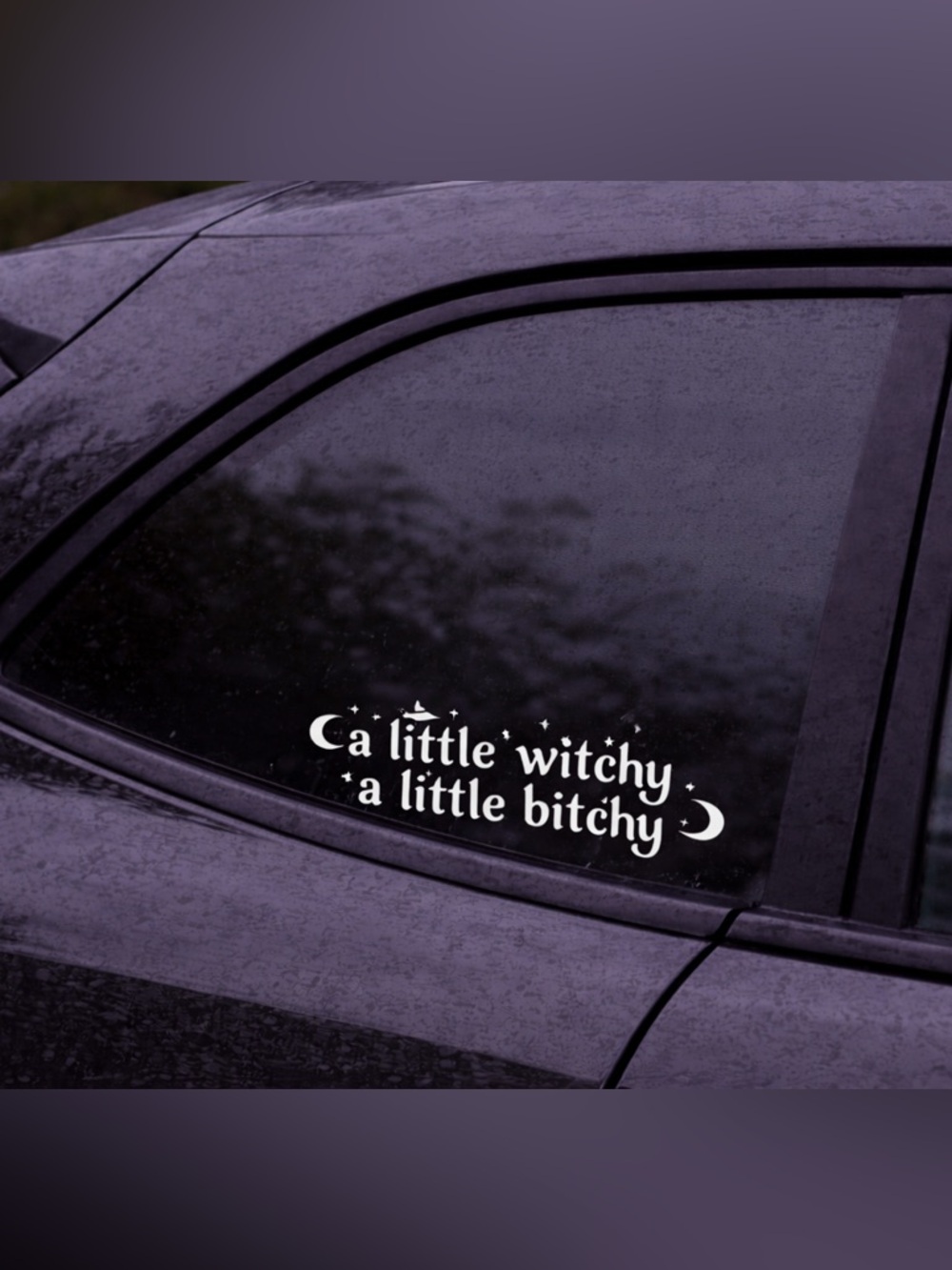 🔥5/$35🔥 “ a little witchy a little b!tchy” Vinyl Decal